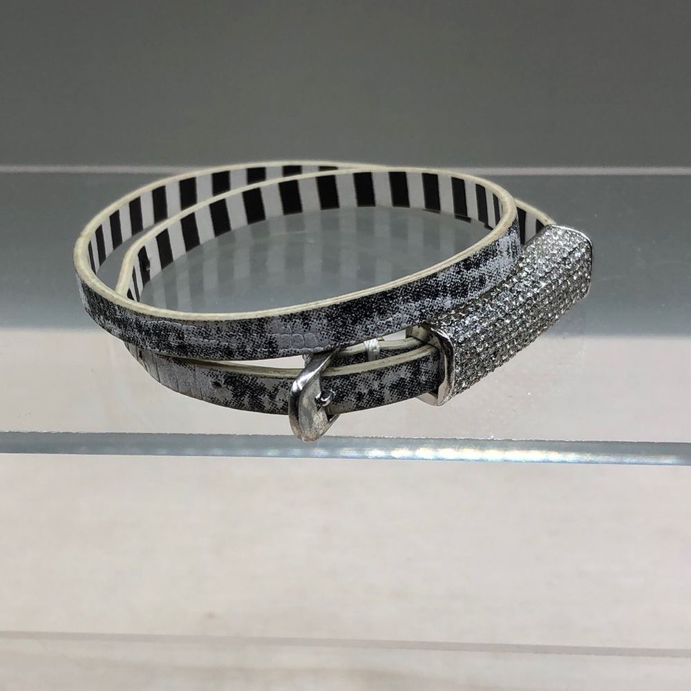 Henry Bendel Rivington Crystal Wrap Bracelet.